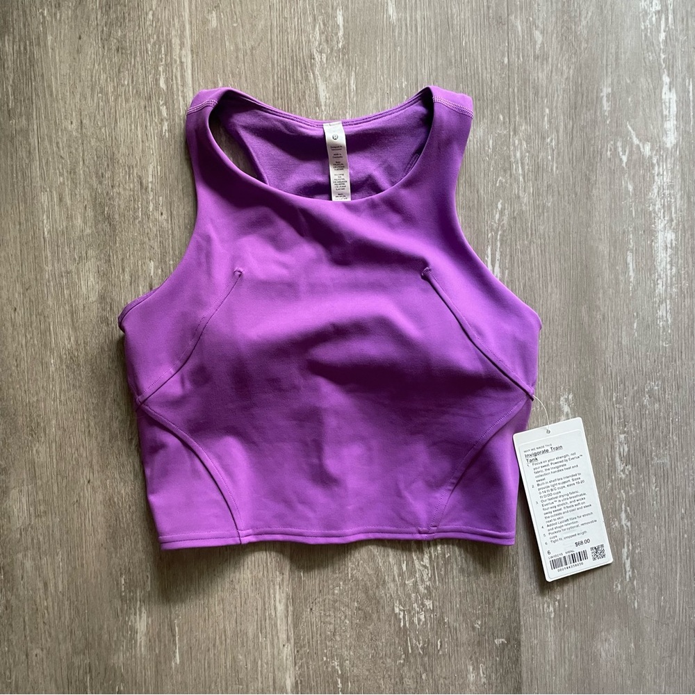 Lululemon Invigorate Tank Top in Moonlit Magenta (gorgeous pink purple)